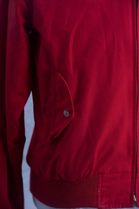 Men's Medium Spring Jacket / Vintage Red Coat / S… - image 3