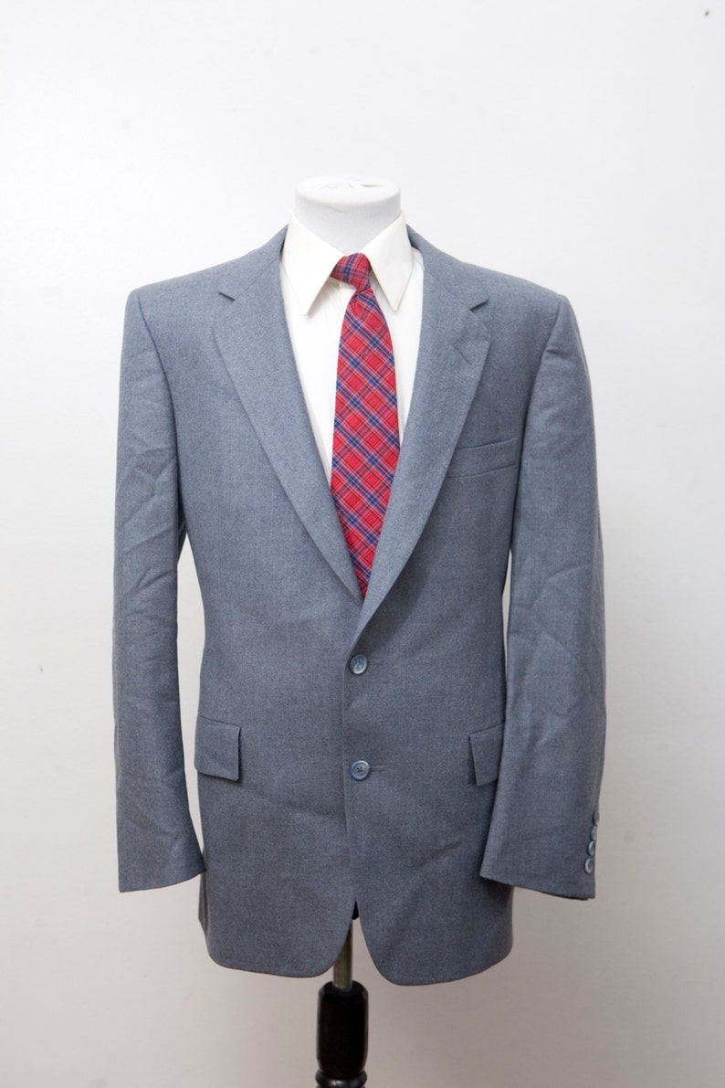 Men's Blazer / Vintage Wool Jacket by Polo Ralph Lauren / Size 40 ...