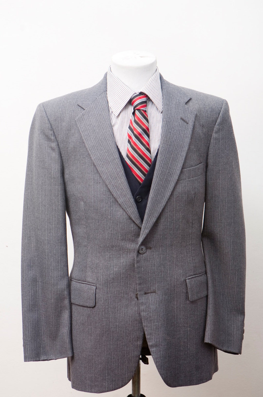 Men's Instant Outfit / Blazer Vest Shirt Tie / - Etsy