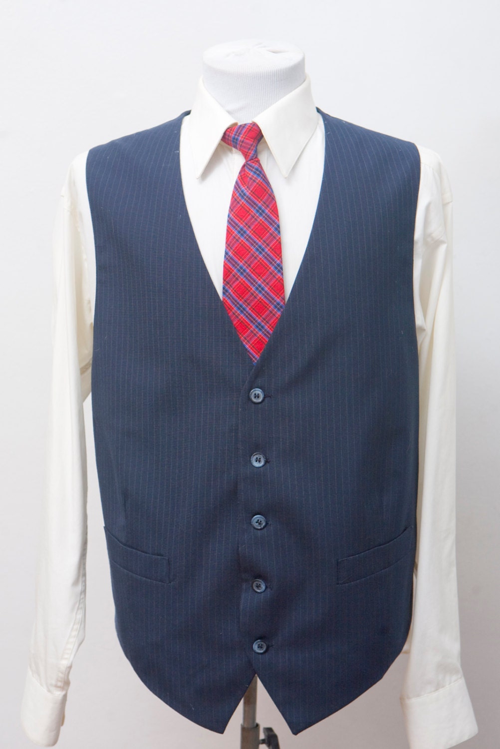 Men's Suit Vest and Jacket / Vintage Blazer by Stafford / - Etsy