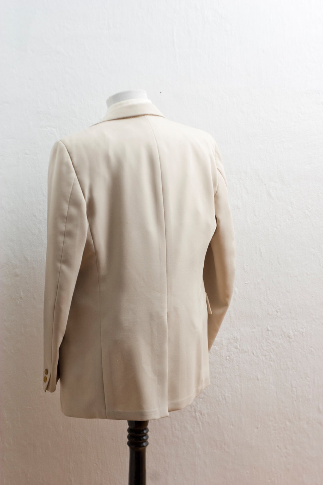 Men's Suit / XL Twopiece Vintage / Light Beige Jacket / Size 46 Etsy