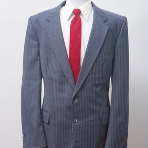 Men's Wool Suit / Vintage Jacket and Trousers / Size 46/large / Fellini ...