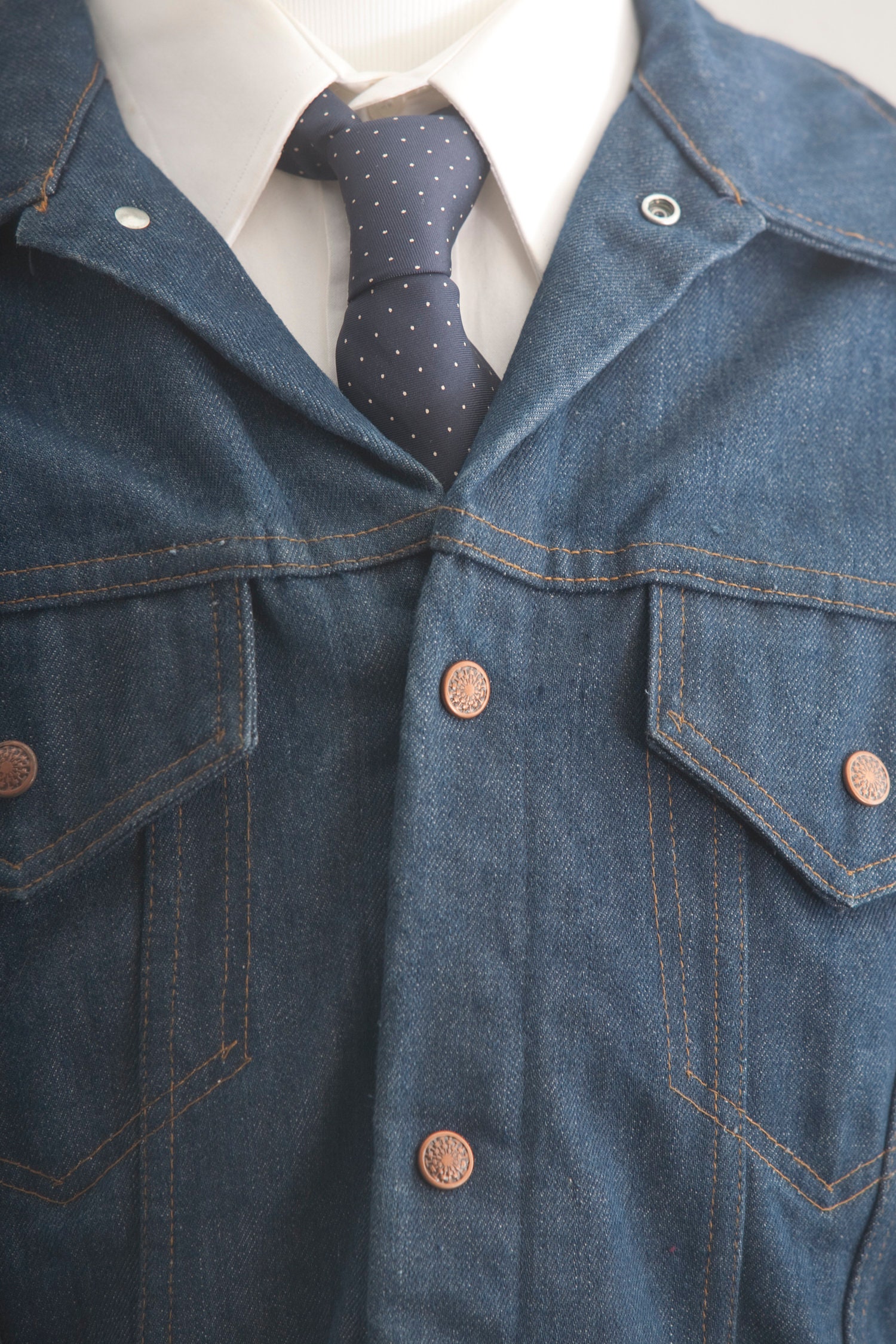 Vintage Denim Jacket-Chest 42