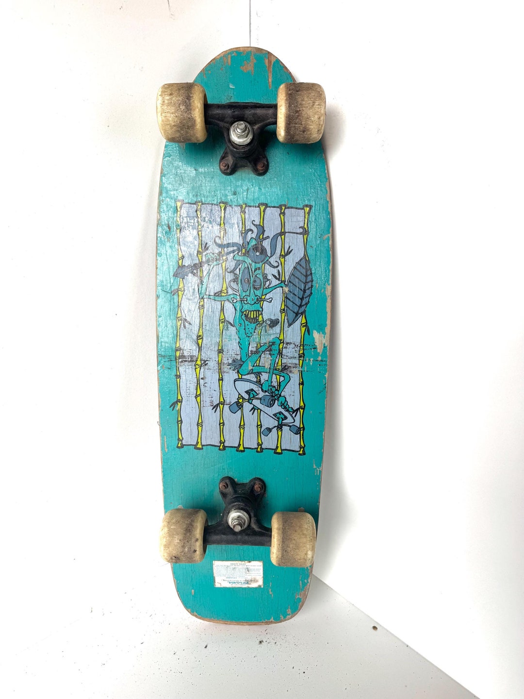 Skateboard Vintage Variflex 'Hyper Espace' - Modèle Tiger, Planche De Rue (sidewalk Surfboard), Fabriqué Aux USA