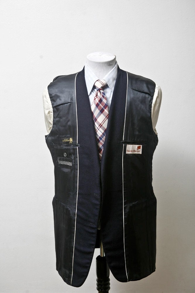 Men's Blazer / Upcycled Vintage Jacket / Screen Printed | Etsy