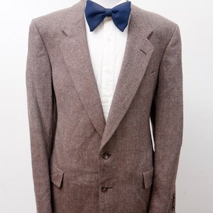 Men&#39;s Blazer / Vintage Christian Dior Brown Wool Jacket / Size 42 Large