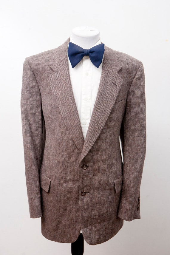 Men's Blazer / Vintage Christian Dior Brown Wool J