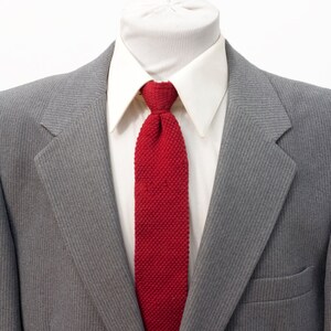 Men's Blazer / Vintage Grey Pinstripe Jacket / Size 44 Large image 2
