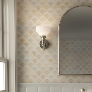 Modern Art Deco Wallpaper – Vintage & Contemporary Fusion | Latte - removable or vinyl wall murals, Stylish modern custom wallpaper