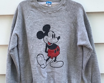 Classic 1980's Vintage Mickey Mouse Sweatshirt made in USA
