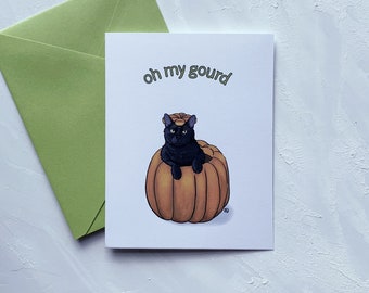 Oh My Gourd - Punny Greeting Card