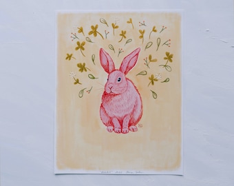 Rabbit - Unframed 8.5x11 Giclee Print