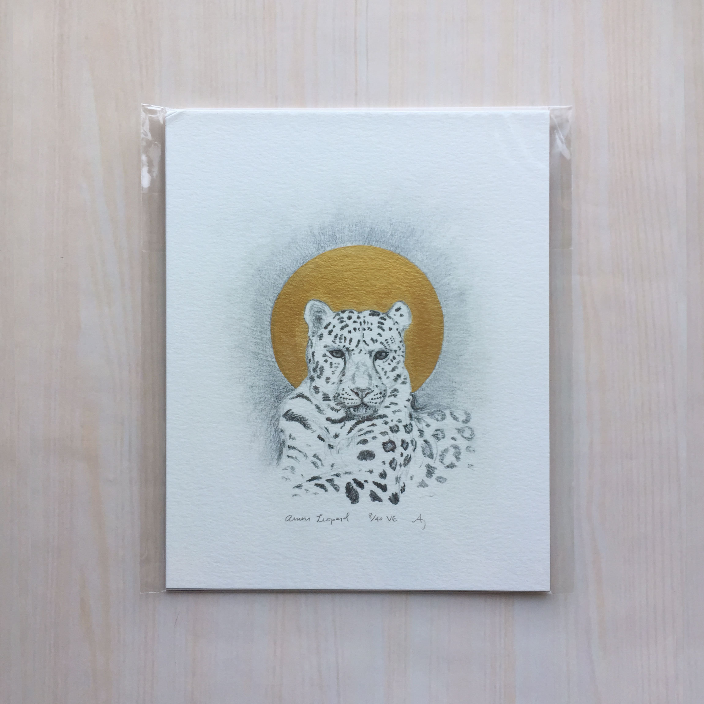 Sacred Animal: The Amur Leopard - Unframed 8x10 Limited Edition Giclee Print
