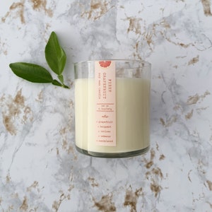 Fizzy Grapefruit -- Soy Wax Candle