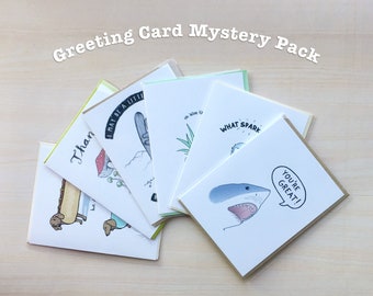 Greeting Card Mystery Pack - 4x5 Assorted Greeting Cards