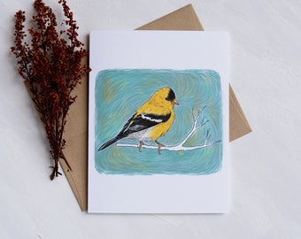 Goldfinch - Greeting Card