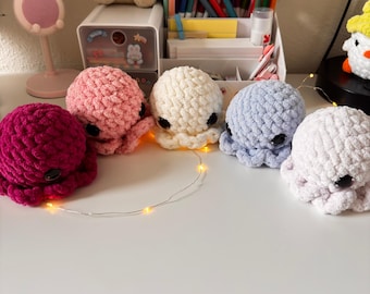 Crochet octopus Plushie, baby octopus