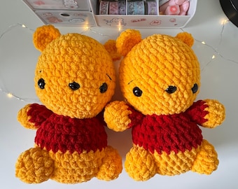 Winnie the Pooh Plushie, amigurumi plush