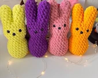 Crochet Peeps plushie, amigurumi plush