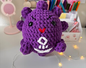 Crochet koffing plushie, amigurumi plush