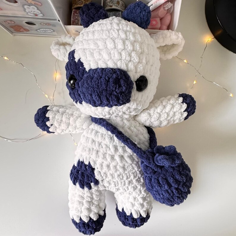 Crochet Cow Plushie, Amigurumi Plush - Etsy