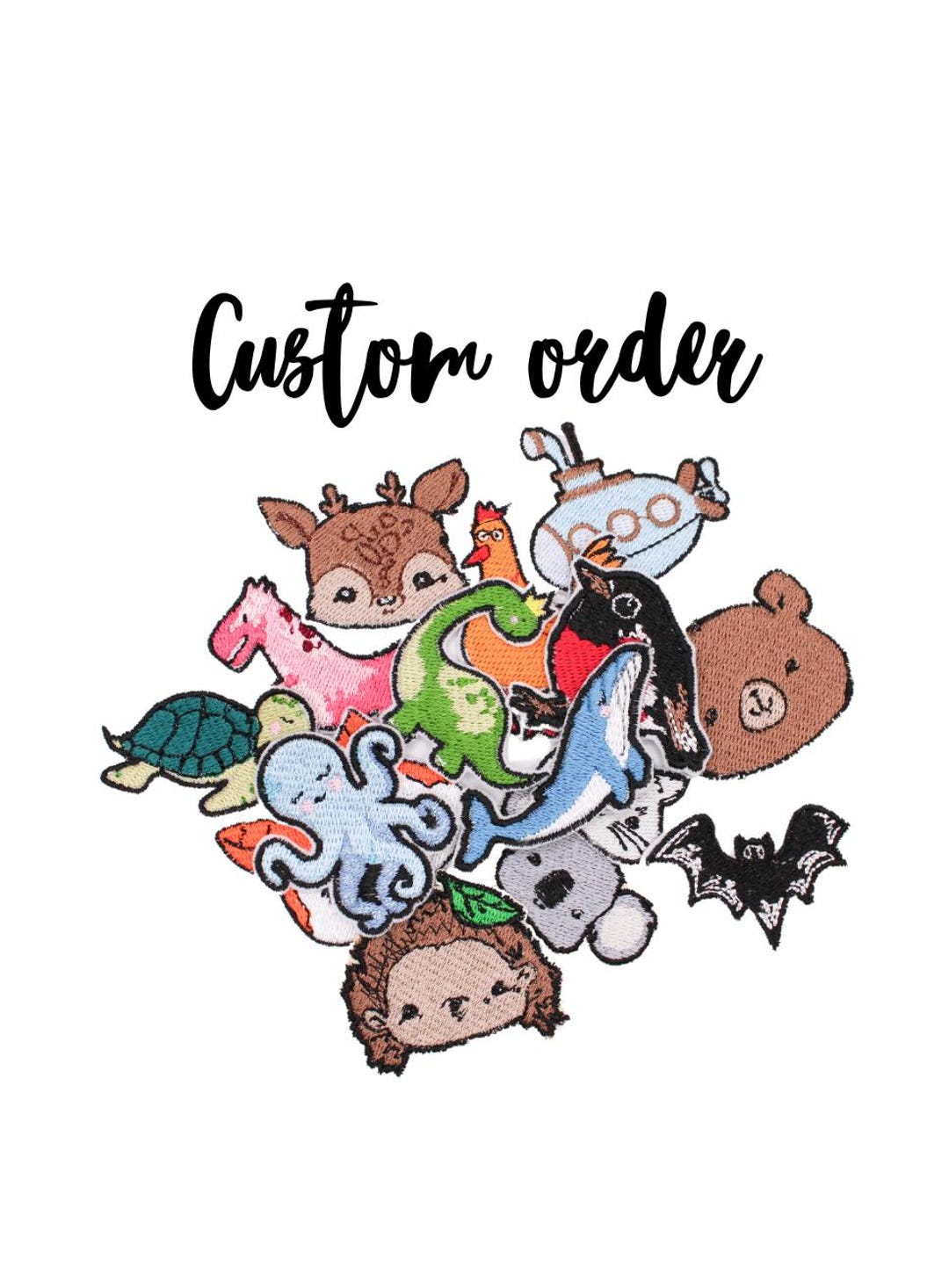 Iron-on Personalized Custom Order Patch - Etsy