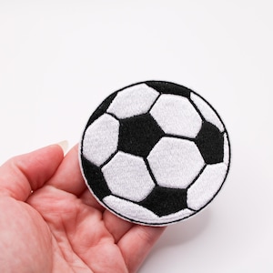 Embroidered Football Patch: Iron-On Applique for Bags & Clothing