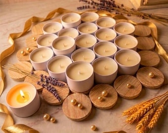 Rustic Crowned Glory Natural Aroma Therapy Candles