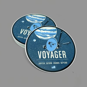 Sticker Voyager de la série Historic Robotic Spacecraft