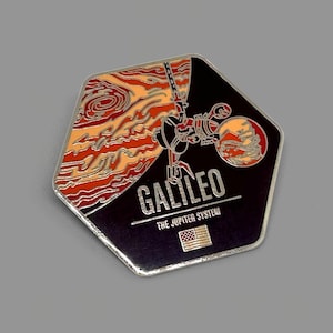 Galileo Enameled Pin from the Historic Spacecraft Series