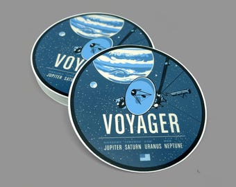 Voyager Sticker aus der historischen Serie der Roboter