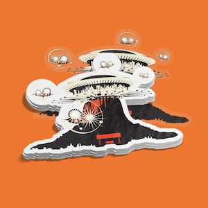 A Close Encounter Sticker
