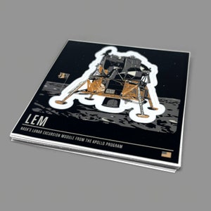 LEM Sticker from The Giant Leaps in Space Series