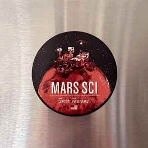Mars Science Magnet From the Historic Robotic Spacecraft Series