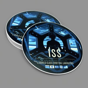 ISS Sticker from The Giant Leaps in Space Series