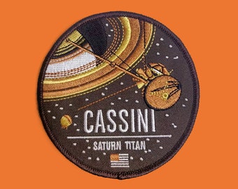 Cassini Mission Patch from the Historic Robotic Spacecraft Series