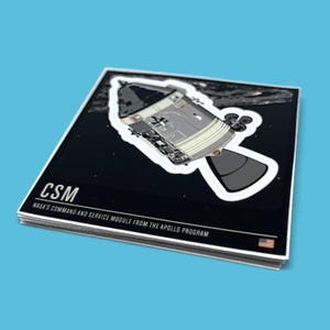 CSM Sticker from The Giant Leaps in Space Series