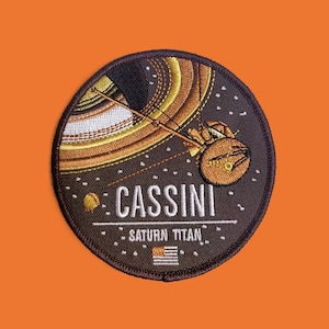 Emblema da Missão Cassini da Série de Naves Espaciais Robóticas Históricas