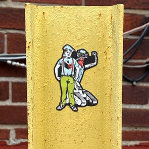 Sloth and Johnny 5 Sticker