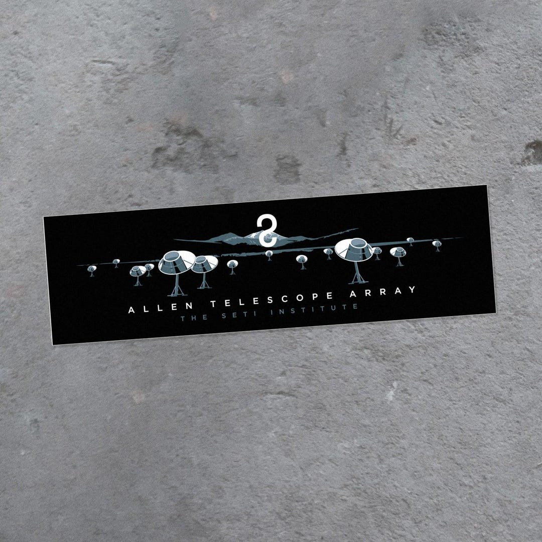 Array Decal Allen Telescope Array Bumper Sticker for SETI - Etsy