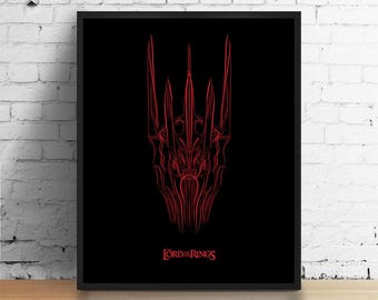 Sauron the Pinstriped Archival Digital Print