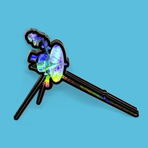 First in Interstellar Space: Voyager Holographic Style Sticker