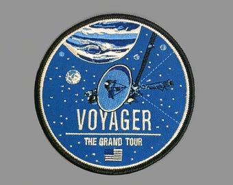 Voyager Mission Patch from the Historic Robotic Spacecraft Series