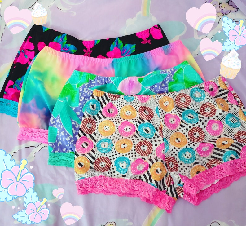 roller derby shorts drag lgbtq gay pride 90/'s clothing plus size hotpants XL Pastel cloud hotpants rainbow hot pants pastel clothing