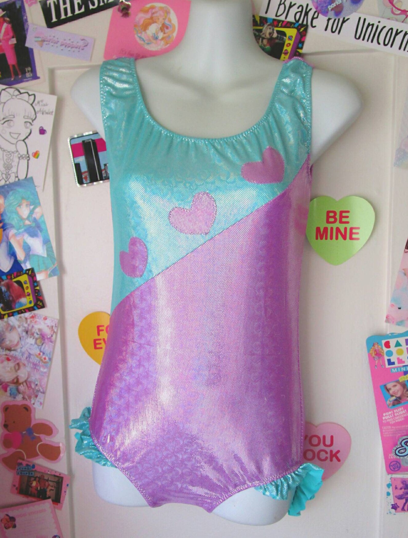 SALE Holographic bathing suit drag queen leotard GLOW Etsy