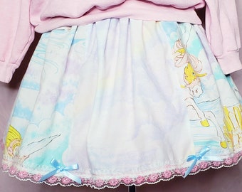 She-Ra upcycled paneled skirt, sizes medium large