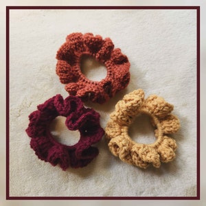 Handmade Crochet Scrunchies | Set of 2