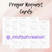 Prayer Request Cards Etsy