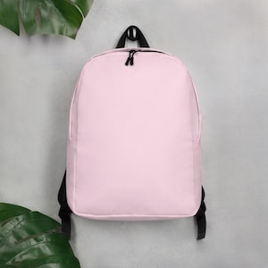 ROSE BLUSH - Sac à dos minimaliste - Sac à dos pour ordinateur portable résistant à l'eau - Sac élégant avec poche cachée - Sac à dos ergonomique léger