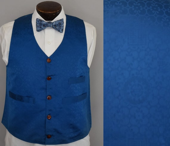 Vintage 80s Button Front Waistcoat, 20s 30s Style… - image 2